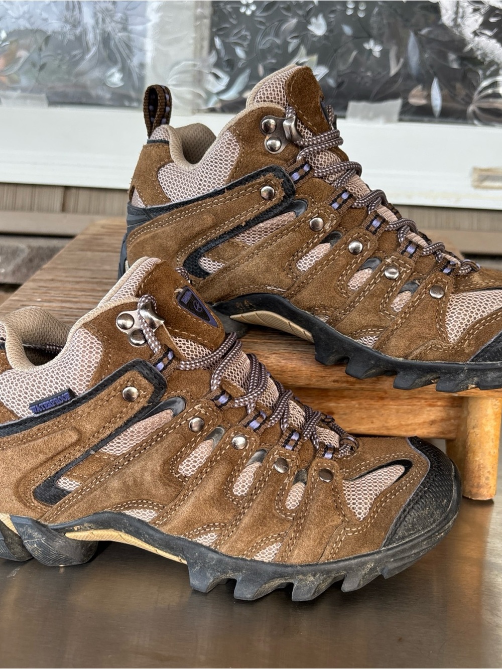 RedHead Brown Suede Kids Trail Boots